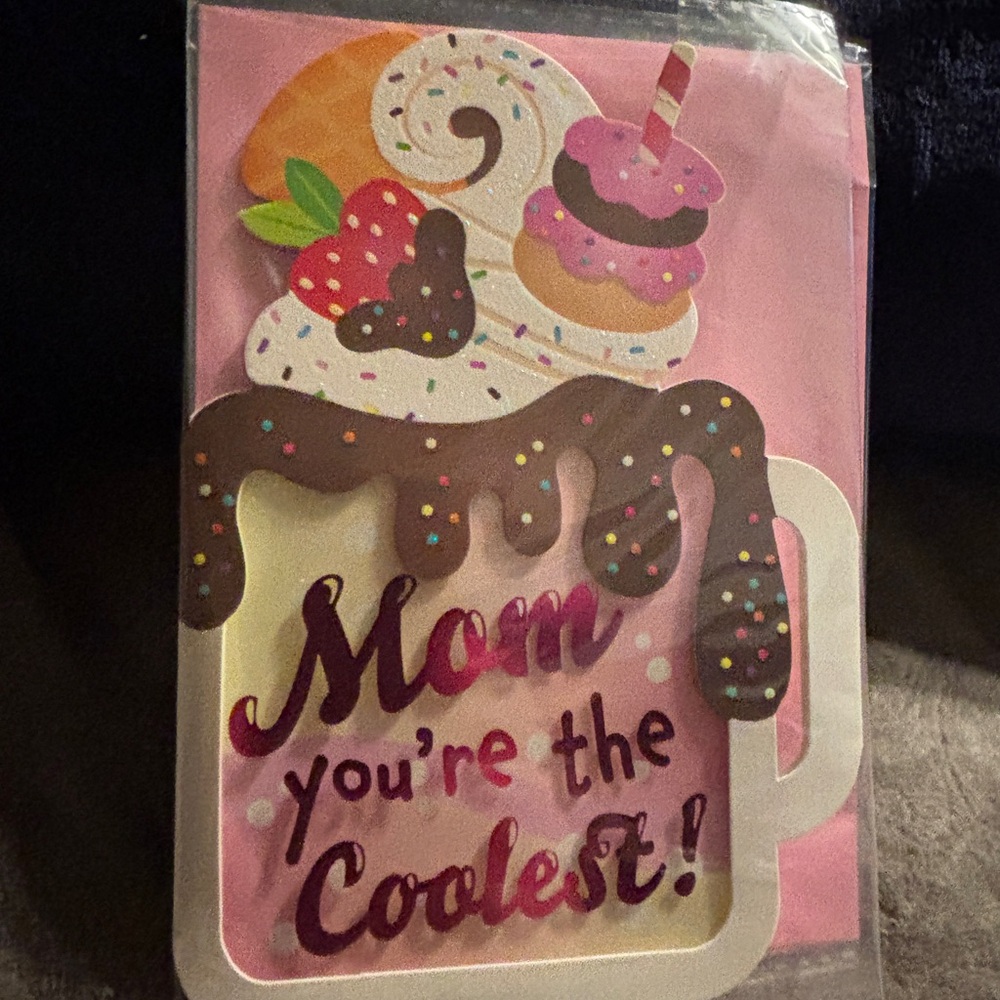 Voila Mothers Day Greeting Card. Mom you’re the Coolest! New Factory sealed
